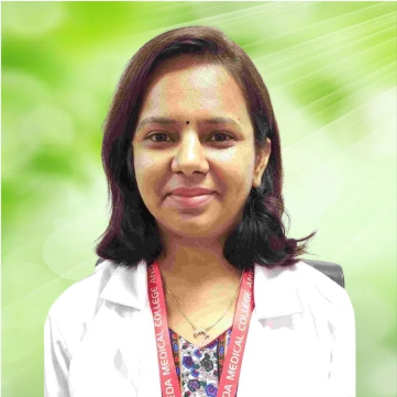 Dr. Monika at GS Ayurveda Medical College