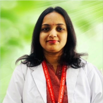 Dr. Sarojani Kuchanur at GS Ayurveda Medical College & Hospital