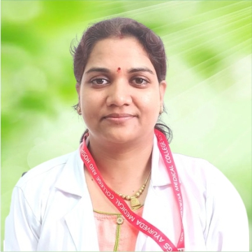 Dr. Anita at GS Ayurveda Medical College & Hospital