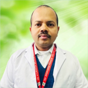 Dr. Rahul Sukhdev Bankar at GS Ayurveda Medical College & Hospital
