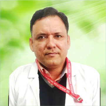 Dr. Tanuj Kumar at GS Ayurveda Medical College & Hospital