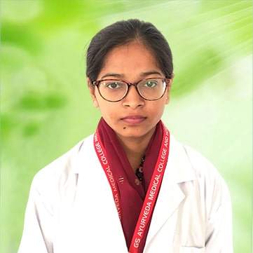 DR. Tripti at GS Ayurveda Medical College & Hospital